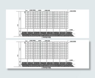 户外广告架结构图图片