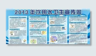 饮用水卫生宣传周图片