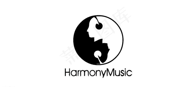 音乐logo图片ai矢量模版下载