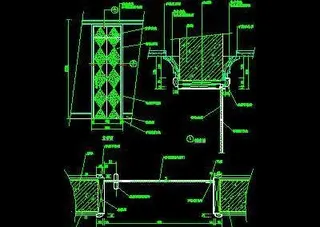 单扇门详图、双扇门详图、木做门套-...