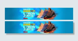 淘宝宽屏海报 篮球鞋图片