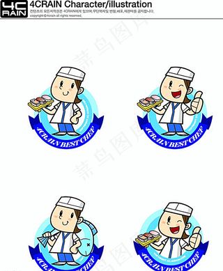 卡通厨师图片