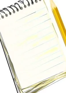 记事本的铅笔夹艺术