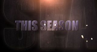 火花中的金属质感字幕片头