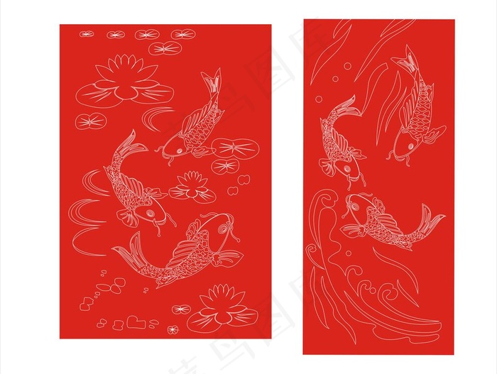 剪纸图片cdr矢量模版下载