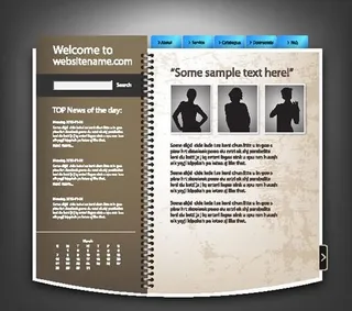 个人日记本网页图片