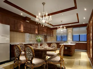 开放式厨房餐厅