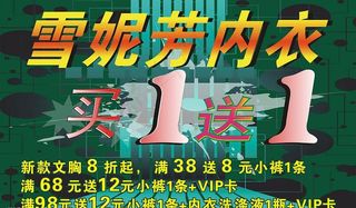 雪妮内衣海报图片