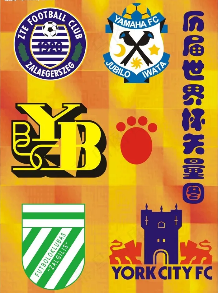 历届世界杯矢量图图片cdr矢量模版下载
