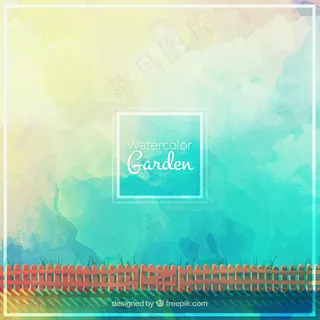 绿色背景矢量图