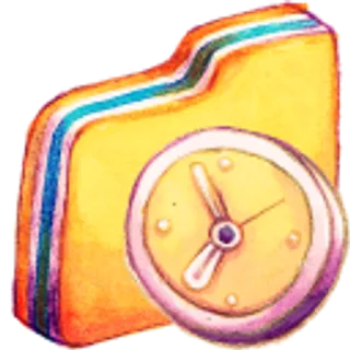 米黄文件夹电脑图标