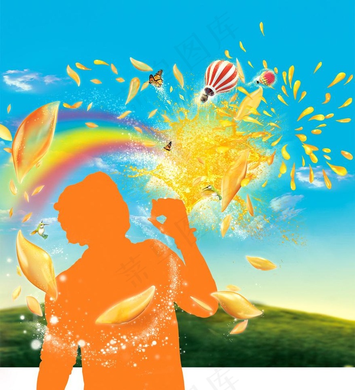 饮料创意海报图片