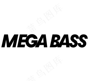 Mega Bass logo设计欣...