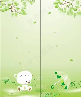 矢量小白嬉戏图片