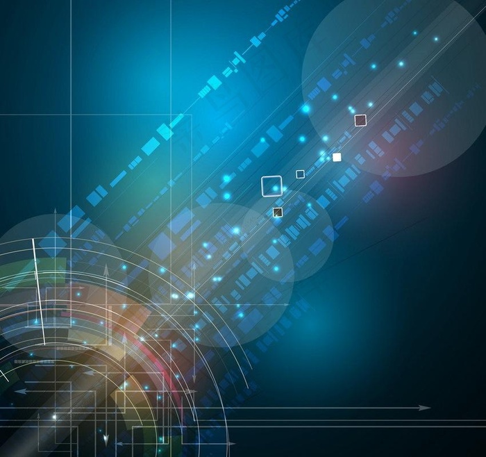 蓝色科技背景图片