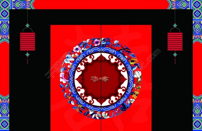 婚礼背景展示设计