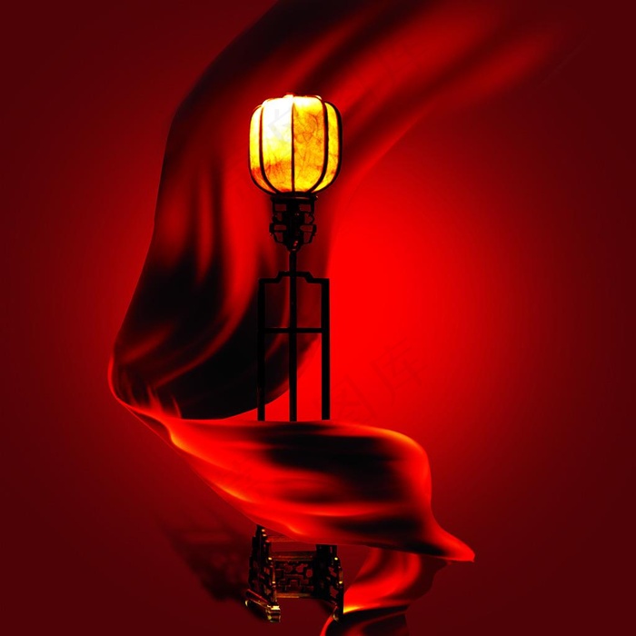 丝绸宫灯(2000X2000(DPI:400))psd模版下载