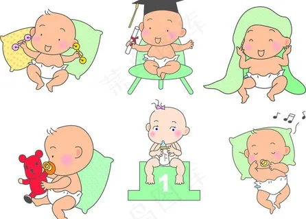 顽皮宝宝 睡觉图片