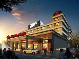 酒店外墙效果图片