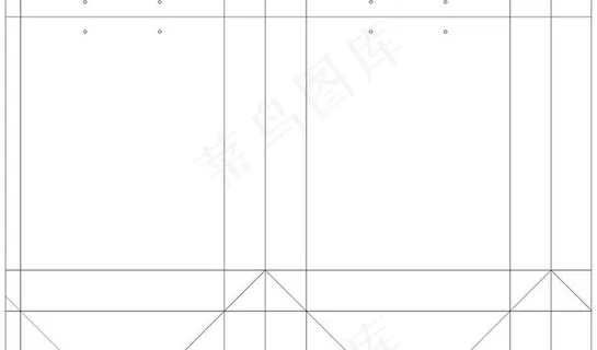 手提袋刀版图片