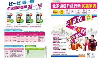 电信单页图片