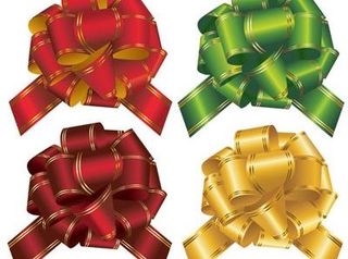 精美花结矢量素材