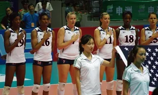 女排精彩瞬间图片