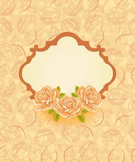 温馨玫瑰花底纹