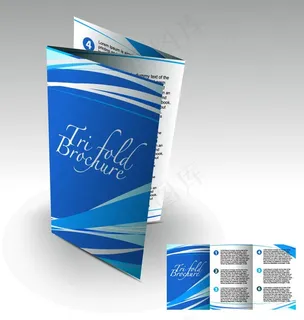 漂亮的小册子模板矢量素材01