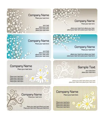 Collection of business cards templates