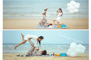 {沙滩爱恋}婚纱照模板