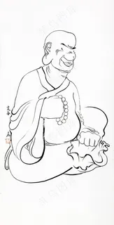 十八阿罗汉 布袋图片