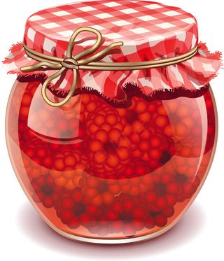 美味水果罐头设计矢量素材