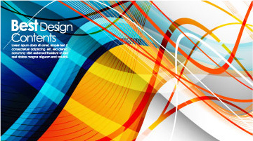 彩色条纹背景矢量4米