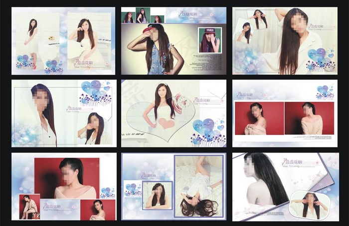 写真相册模板图片