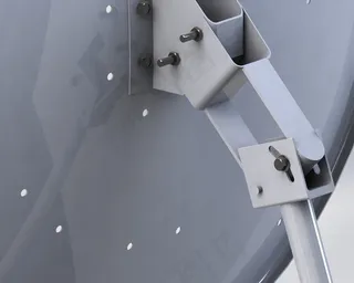 小型太阳能聚光抛物面板