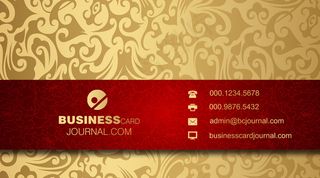 2017金色大气企业商务名片VIP...
