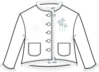 蕾丝花边夹克衫