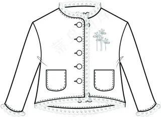 蕾丝花边夹克衫