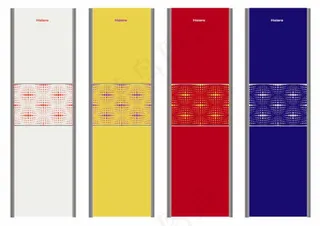 抽象简约图案设计冰箱面板haier