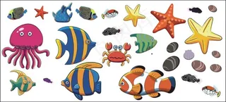 矢量鱼类素材免费下载