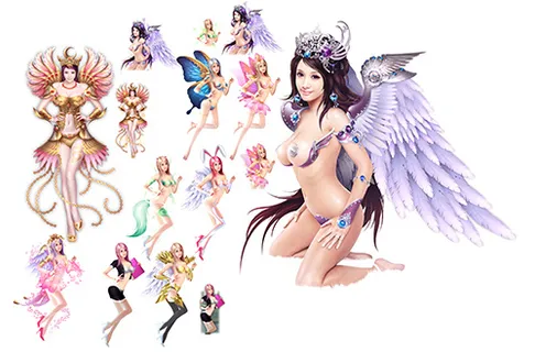 纯美女PSD抠图 纯美女PSD抠图