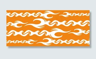 桔色龙腾纹背景