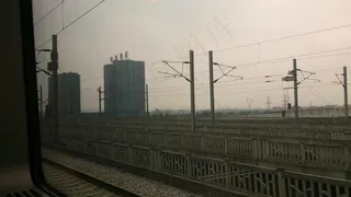 火车路实拍视频素材