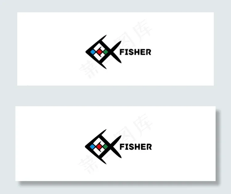 鱼logo图片ai矢量模版下载