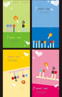 潮流可爱本本图片