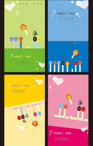 潮流可爱本本图片