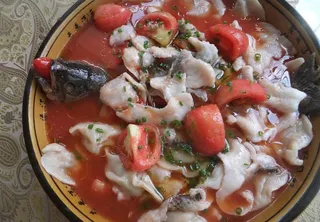 西红柿炖鱼片图片