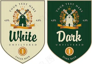 啤酒浓度标签设计