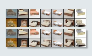 14精美欧式床模型图片